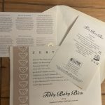 Teddy baby blue Steiff