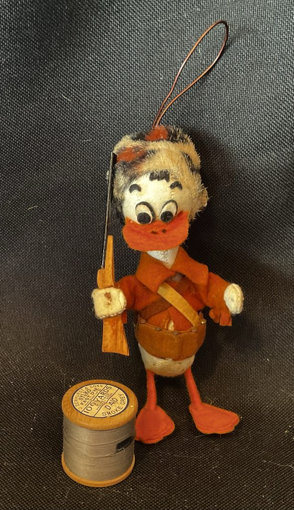 Lenci vintage felt Donald Duck ‘Davey Crockett’