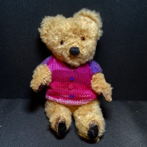 Patsy vintage sheepskin bear