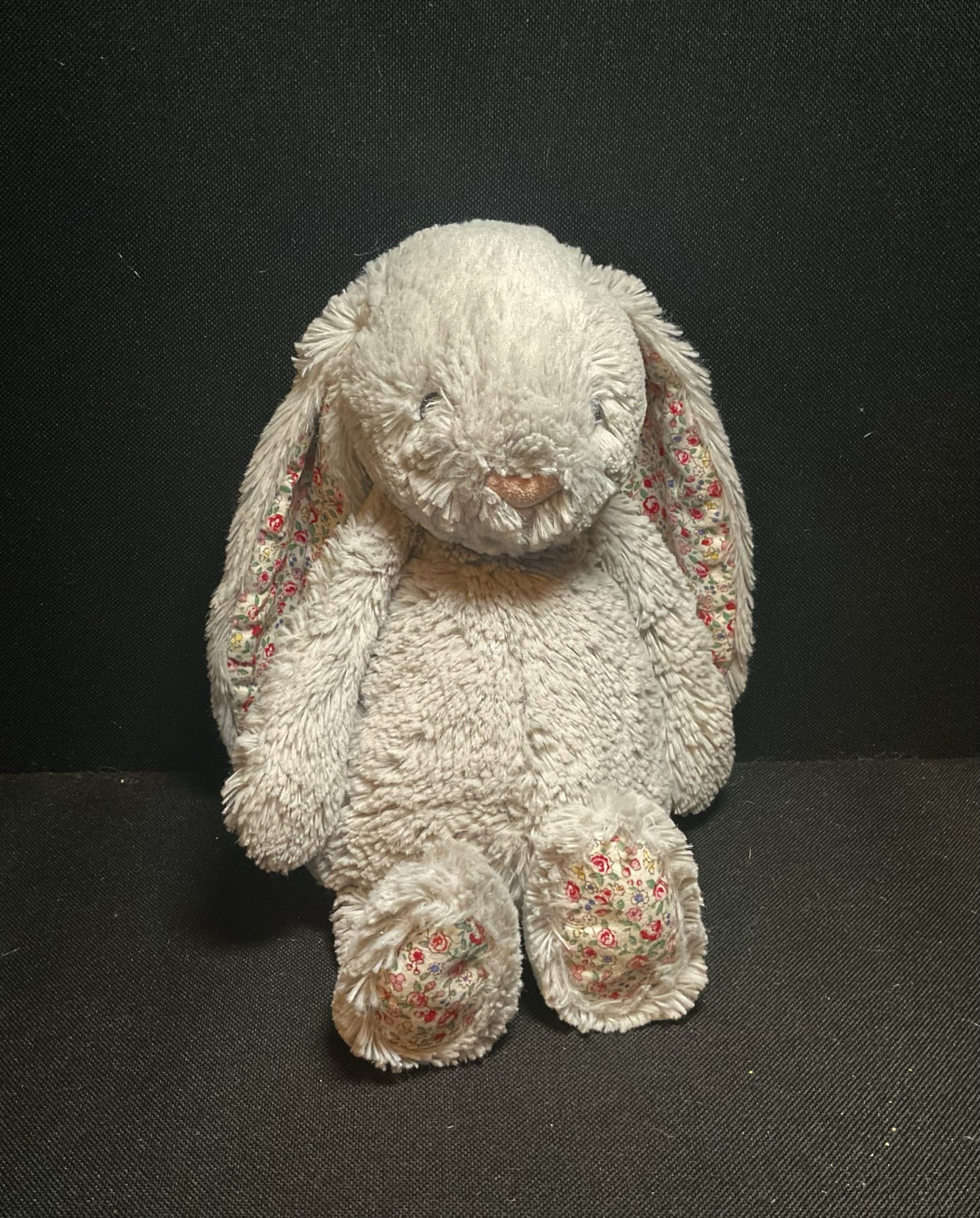 Jellycat grey blossom bunny
